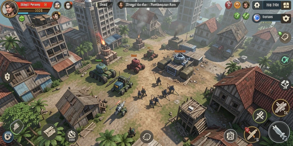 Tampilan gameplay menakjubkan dalam 3446 dengan strategi yang mendalam.