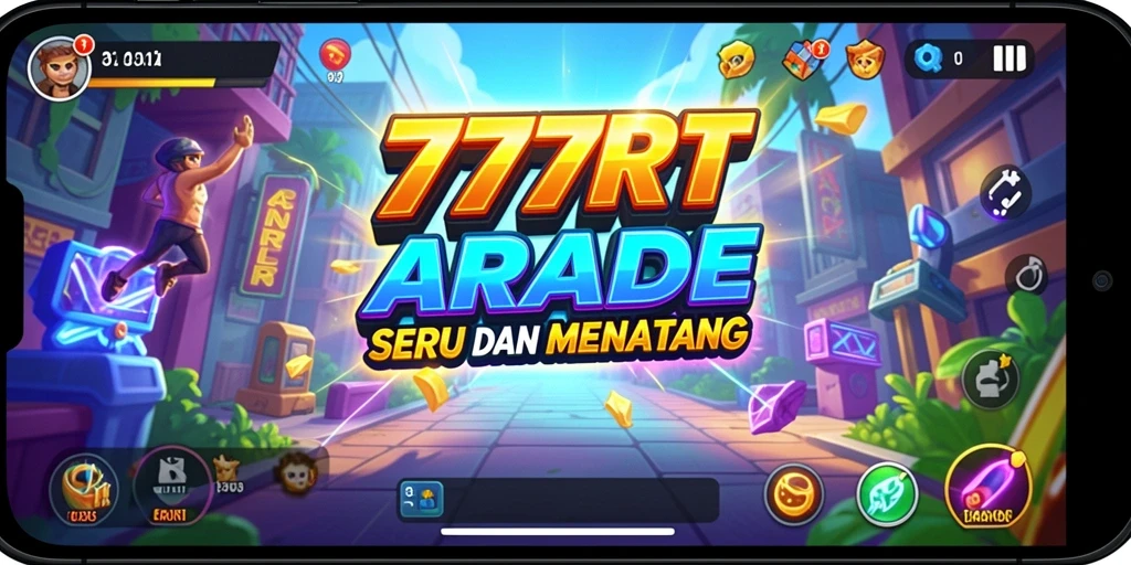 Screenshot gameplay 777RT menampilkan aksi seru di level yang mendebarkan.