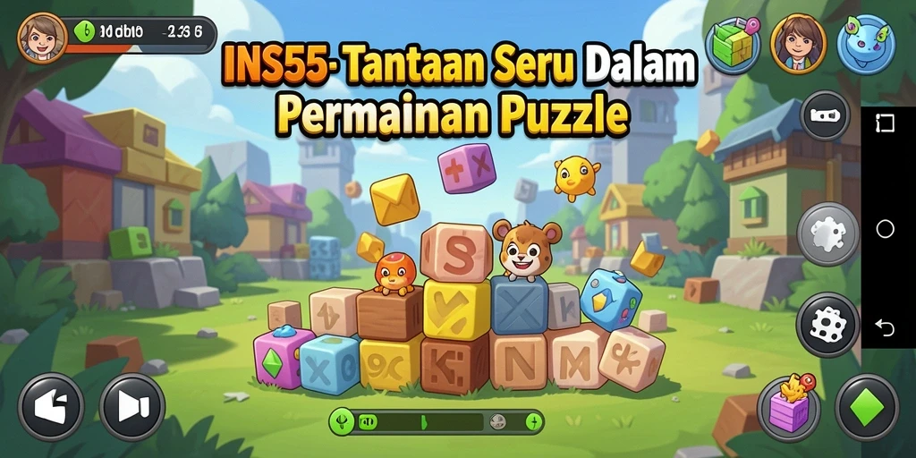 Screenshot gameplay INS55 menampilkan suasana seru dalam memecahkan puzzle.