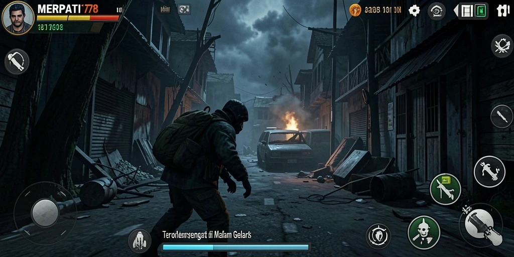 Gameplay <strong>MERPATI178</strong> yang mencekam dengan suasana seram.