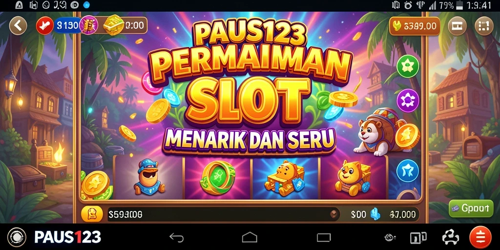 Tampilan gameplay menarik dengan fitur slot yang beragam.