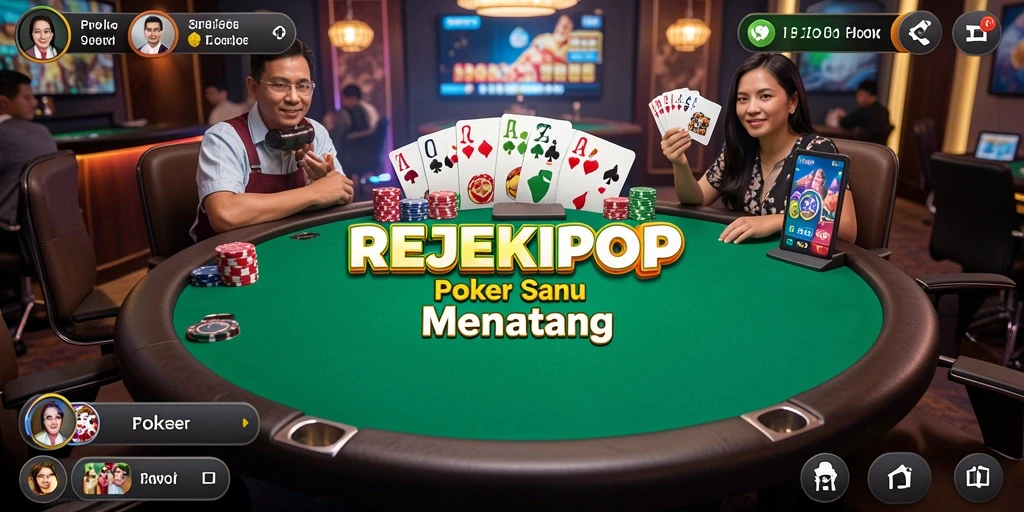 Tampilan gameplay REJEKIPOP yang menarik dan mendebarkan.