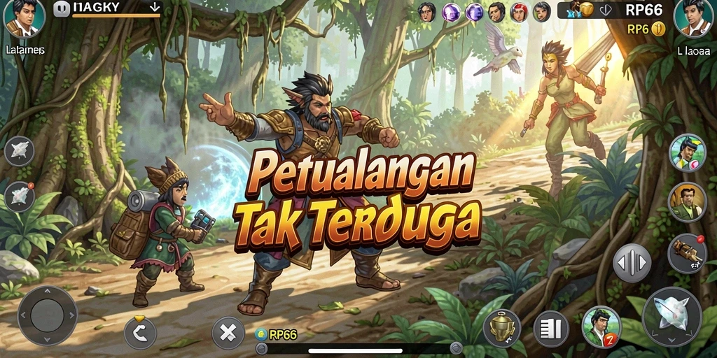 Tampilan gameplay RP66 yang menggugah semangat petualangan.