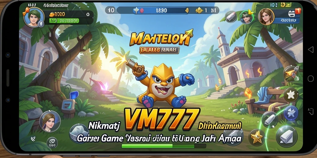 Screenshot VM777 menampilkan gameplay seru dan menghibur dari game Casual.